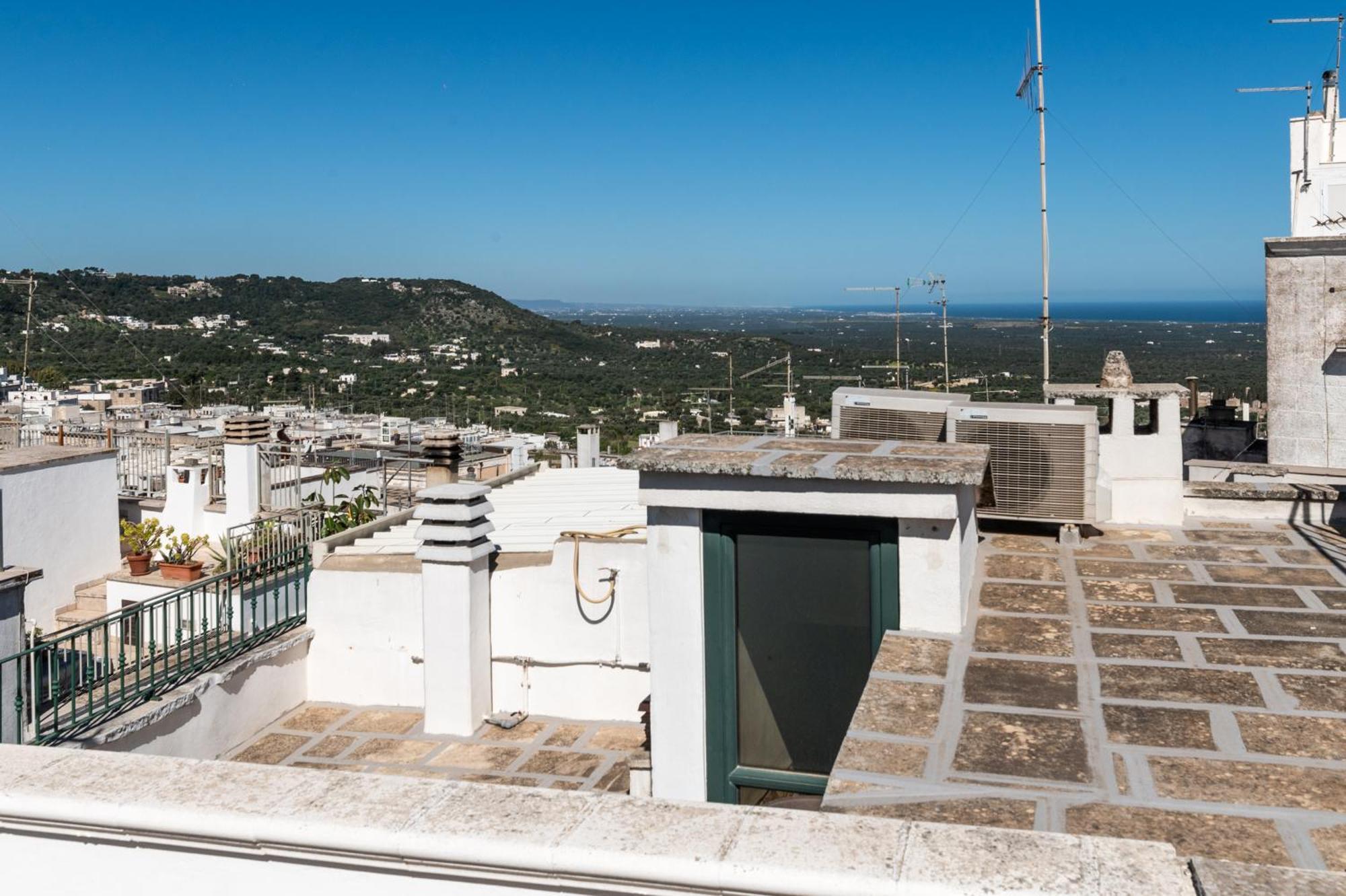 Appartamento Casa Ficus Ostuni Con Terrazza Vista Mare Esterno foto